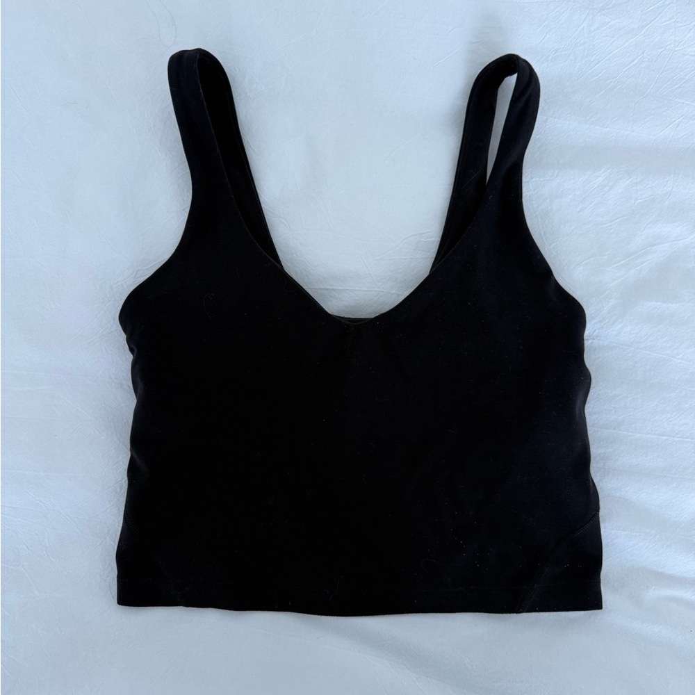 lululemon athletica align Black Crop Tank Top
